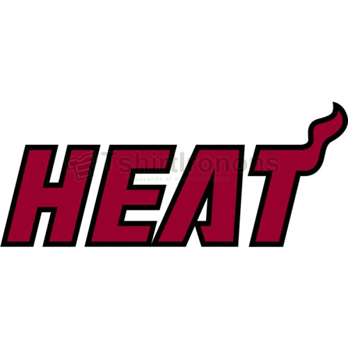 Miami Heat T-shirts Iron On Transfers N1068 - Click Image to Close